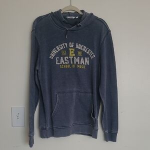 Blue Hoodie - Men's Casual Wear